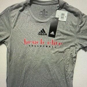 adidas Gray Beach Elite Volleyball Tee